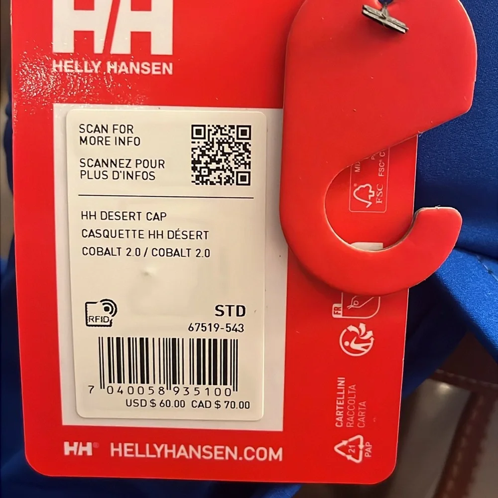Helly Hansen new tags
